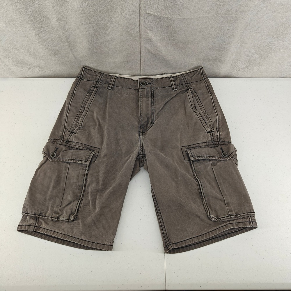 Levi's Cargo Shorts Mens W29 Gray Cotton Utility Casual Gorpcore Hiking Summer